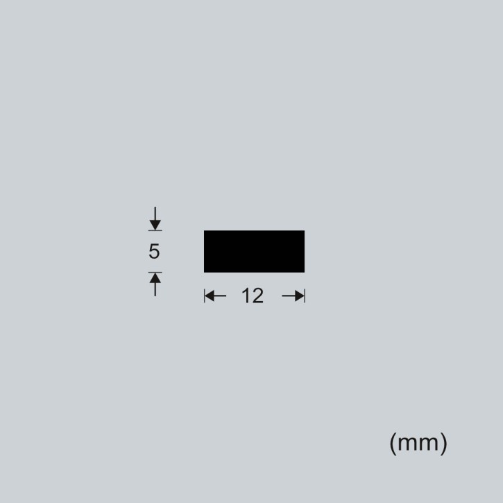 Moosgummi Dichtung Dichtungsprofil Profil Rechteck Profil 3x5mm (HxB)