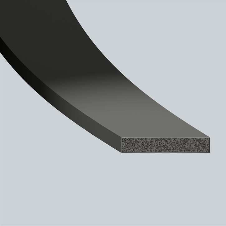 Moosgummiband 10x20 mm grau - Tuerdichtungen - online kaufen